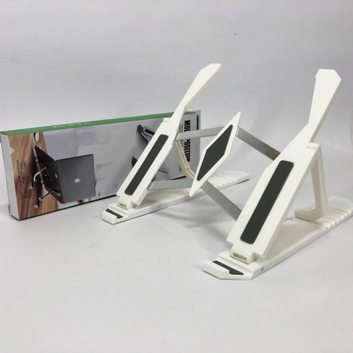 Підставка для ноутбука Multi-Position foldable bracket JC-25 8х22смСтильна підставка. Колір: білий