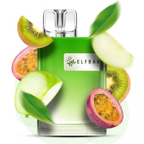 Elf Bar CR8000. Зелене яблуко Маракуя Ківі (Green Apple Passion Fruit Kiwi)