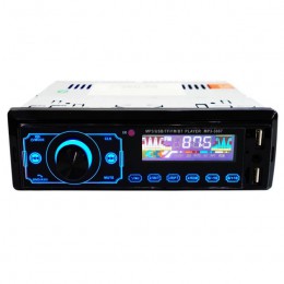 Автомагнітола MP3 3887 ISO 1DIN сенсорний дисплей LED/LCD, Автомобільна магнітола 1din штатна