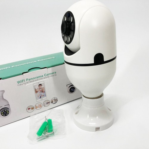 Камера відеоспостереження лампочка CAM L1 E27 WIFI IP 360/90 поворотна