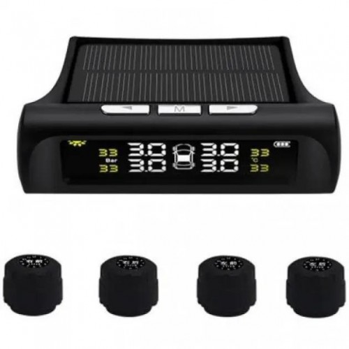 Система контролю тиску у шинах TPMS+SOLAR зовнішні датчики