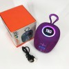 Портативна Bluetooth колонка TG658 8W з RGB підсвічуванням бездротова портативна потужна. Колір: фіолетовий