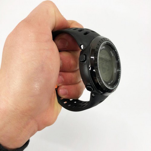 Годинник наручний чоловічий SKMEI 1167BK BLACK, армійський годинник протиударний. Колір: чорний