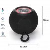Бездротова потужна колонка TG337 з Bluetooth, RGB-підсвічуванням та радіо. Колір: чорний
