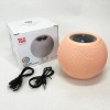 Бездротова потужна колонка TG337 з Bluetooth, RGB-підсвічуванням та радіо. Колір: рожевий