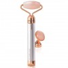 Масажер ролик електричний для особи Facial Roller Massager. Колір бежевий
