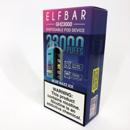 ELF BAR GH 23000 5%. Синя малина (Blue Razz Ice)