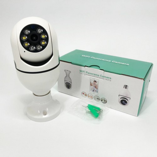 Камера відеоспостереження лампочка CAM L1 E27 WIFI IP 360/90 поворотна