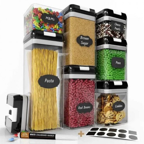 Набір контейнерів для їжі FOOD Storage Container Set на клямках із ущільнювачем із 7 предметів