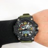 Годинник наручний чоловічий SKMEI 1283AG ARMY GREEN, армійський годинник протиударний. Колір: зелений