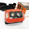 Ліхтар налобний WH-0218-XPG(white+yellow)+SMD(red), Налобний ліхтар для туризму риболовлі та полювання