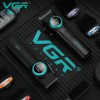 Професійна машинка для стрижки волосся VGR V-001 з дисплеєм 9000 об/хв та 10 насадками (1,5-24 мм)