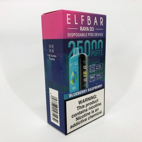 Elf Bar Raya D3 25000. Чорниця Малина (Blueberry Raspberry)