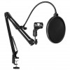 Мікрофон Студійний конденсаторний Music DJ. M-800U зі стійким та вітрозахистом