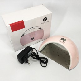 Ультрафіолетова лампа для Манікюру UV LAMP Sun 6, Світлодіодна сушарка для гель лаку. Колір: рожевий