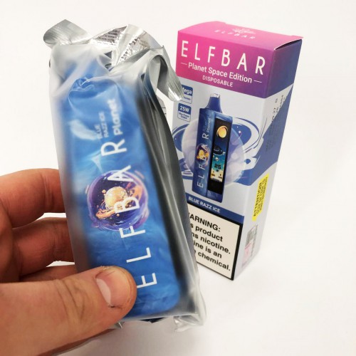 ELF BAR Planet 25000. Синя Малина (Blue Razz Ice)