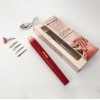 Фрезер для манікюру та педикюру Flawless Salon Nails, машинка для зняття манікюру. Колір: червоний