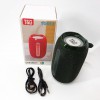 Портативна Bluetooth-колонка TG653 USB з ремінцем бездротова колонка портативна потужна. Колір: зелений