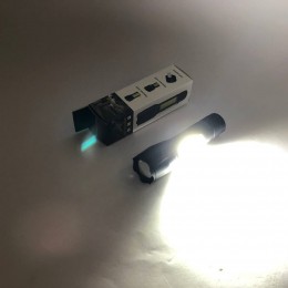 Ліхтарик акумуляторний ручний Bailong BL-29 діод T6 + COB зарядка від USB, ліхтарик led, водонепроникний