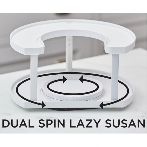 Спецівниця Spice Spinner Two-Tiered Spice Organizer, Поворотна підставка для спецій, Карусель для спецій