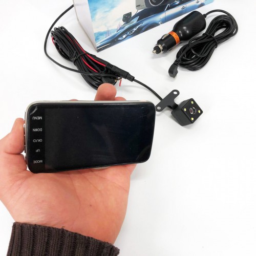 Відеореєстратор автомобільний MHZ DVR CT503 1080P з двома камерами, Реєстратор з камерою на машину