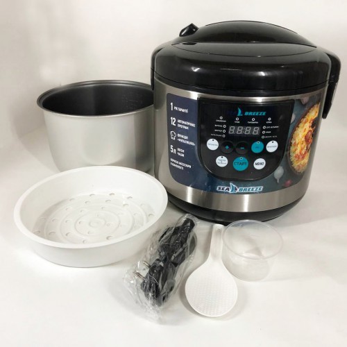 Мультиварка SeaBreeze SB-044 900 Вт, побутові мультиварки рисоварки, електро скороварка, кашеварки