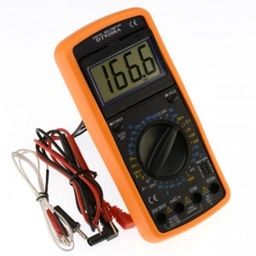 Мультиметр цифровий Digital DT-9208A універсальний, мультиметр для дому, гарний мультиметр