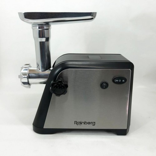 М'ясорубка Rainberg RB-672 3000W електрична з реверсом та соковижималкою, м'ясорубка електрична метал