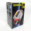 Ліхтар кемпінговий з сонячною панеллю 5158-LED-COB power bank, кемпінговий ліхтар-лампа. Колір: червоний