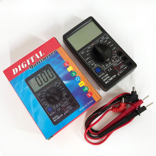 Цифровий мультиметр Digital DT700B з великим дисплеєм, тестер для вимірювання напруги, якісний