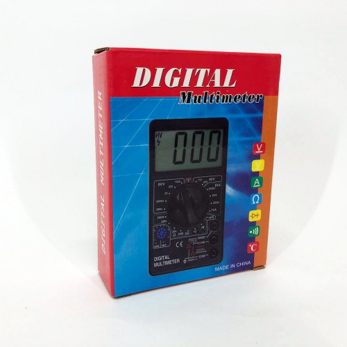 Цифровий мультиметр Digital Tech DT700D великий дисплей (зі звуком), мультиметр із захистом