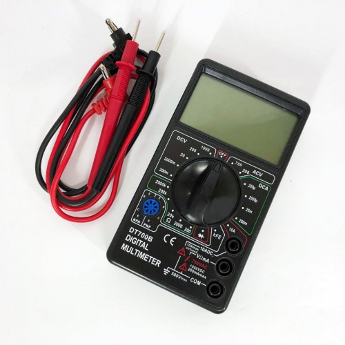 Цифровий мультиметр Digital DT700B з великим дисплеєм, тестер для вимірювання напруги, якісний