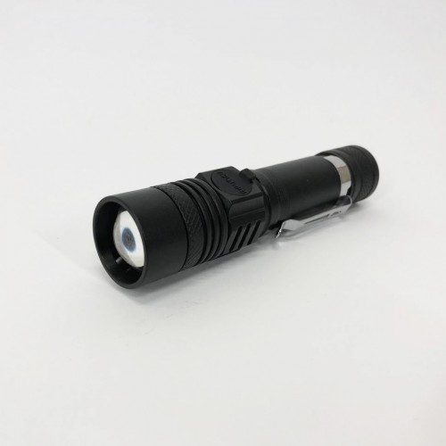 Тактичний ліхтар Bailong BL-518/8518-T6 3 режими роботи zoom з/в microUSB кейс, кишеньковий міні ліхтар