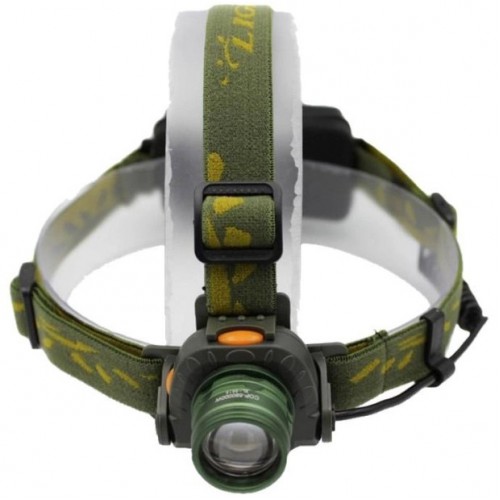 Налобний ліхтар тактичний Bailong BL-1505\602B SENSOR з датчиком руху, Ліхтарик налобний led