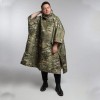 Якісний дощовик пончо (плащ-палатка) мультикам тактичний зміцнений камуфляж