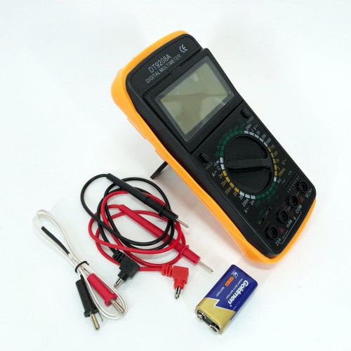 Мультиметр цифровий Digital DT-9208A універсальний, мультиметр для дому, гарний мультиметр
