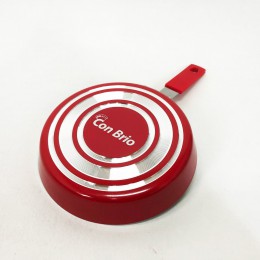 Сковорода Con Brio CB-1414, 14см, міні, Eco Granite, сковорода якісна на плиту. Колір: червоний