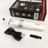 Акумуляторна машинка для стрижки волосся Gemei GM-6042, підстригальна машинка. Колір: білий