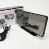 Годинник настільний дзеркальний VST-888Y-5 USB з синім циферблатом, Настільний годинник з підсвічуванням