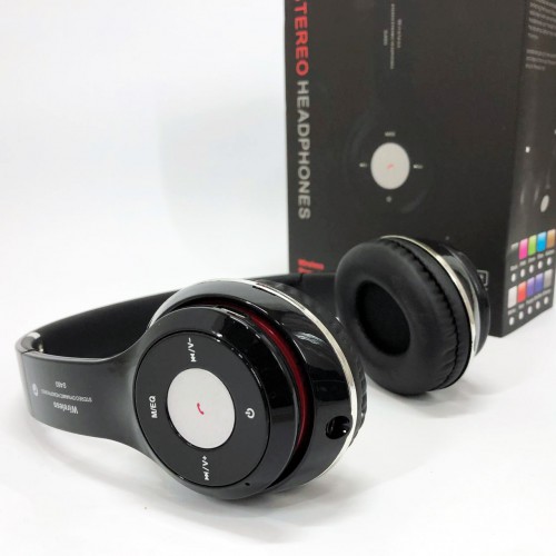 Бездротові навушники S460 Bluetooth black з MP3 плеєром чорний 18-20000 Гц, Бездротові блюз навушники