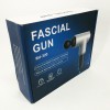 Акумуляторний масажер Fascial Gun KH-320 портативний ручний ударний м'язовий пістолет 4 насадки червоний