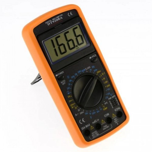 Мультиметр цифровий Digital DT-9208A універсальний, мультиметр для дому, гарний мультиметр