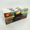 Портативна колонка TG333 2x5W з RGB підсвічуванням, бездротова колонка портативна потужна. Колір: червоний