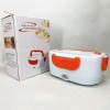 Ланч бокс електричний із підігрівом Lunch Heater 220V Pro, контейнер для їжі з відсіками. Колір: помаранчевий