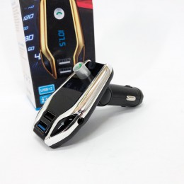 Автомобільний FM модулятор Bluetooth FM X8 plus, FM модулятор з флешкою ​​від прикурювача
