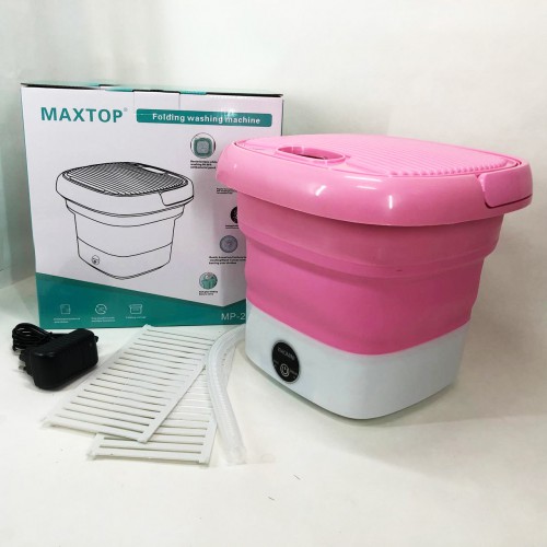 Пральна машина MAXTOP machine, Пральна машина для дачі без водопроводу. Колір: рожевий