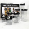 Набір контейнерів для їжі FOOD Storage Container Set на клямках із ущільнювачем із 7 предметів