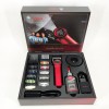 Професійна машинка для стрижки волосся VGR V-001 RED з дисплеєм 9000 об та 10 насадками (1,5-24 мм)