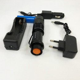 Акумуляторний тактичний ліхтар Police BL-1812-T6, підствольний ліхтарик, яскравий ліхтарик, якісний