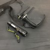 Подарунковий набір 2В1! Сумка шкіряна + професійний ліхтар: POLICE BL-X71-P50